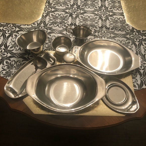 9 piece Cromargan camping set - Picture 2 of 8